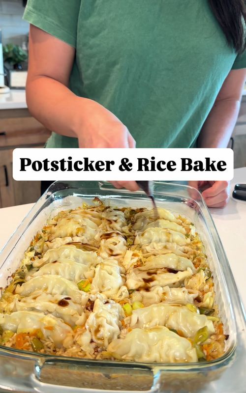 Potsticker & Rice Bake
