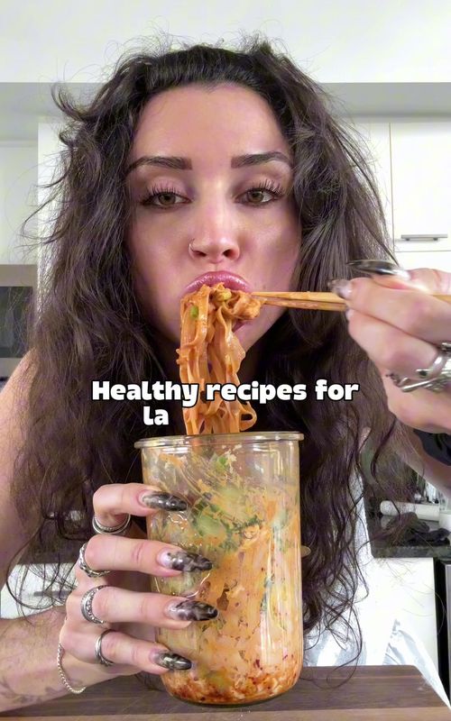 Peanut Noodle Jars