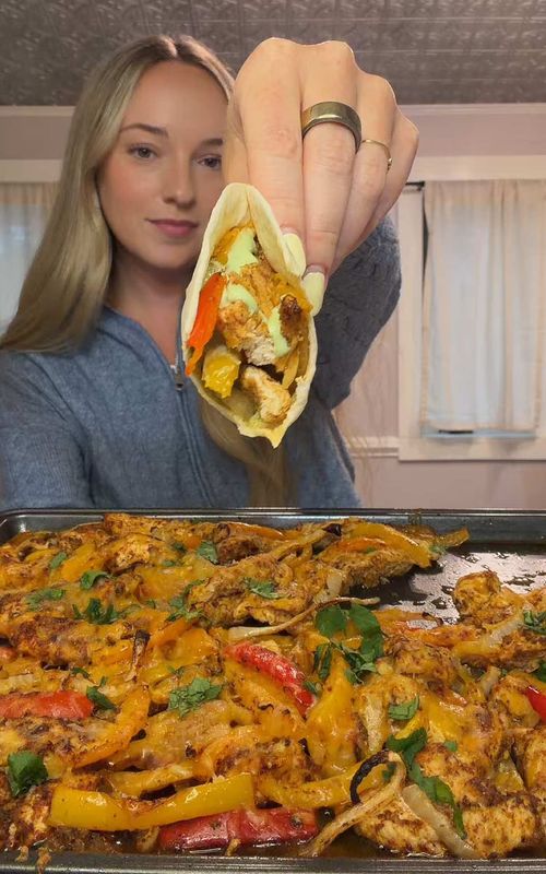 Sheet Pan Chicken Fajitas
