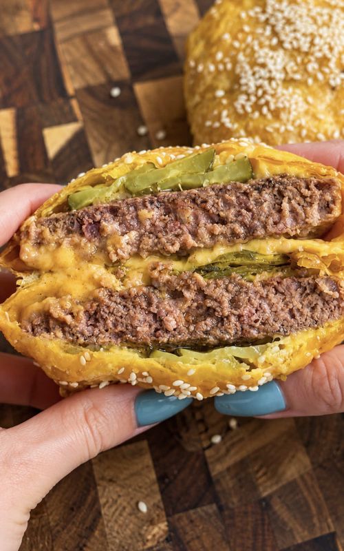 400 Calorie Rice Paper Burger