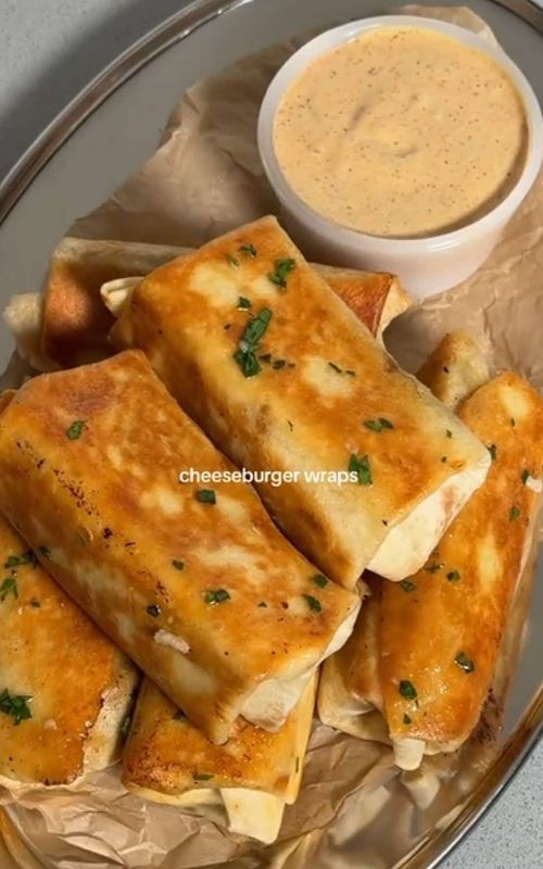 Cheeseburger Wraps
