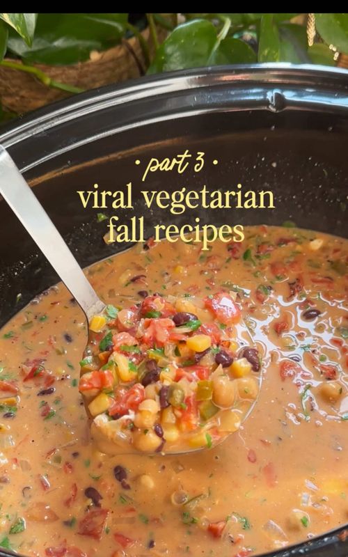 Creamy Chickpea Tortilla Soup (Freezer Meal Prep)