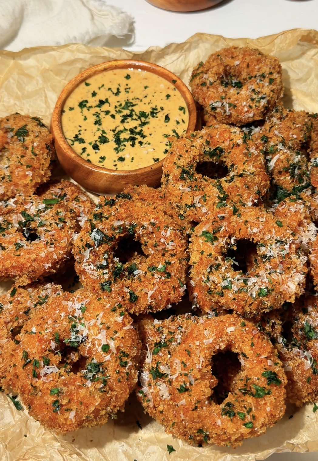 Garlic Parmesan Chicken Rings