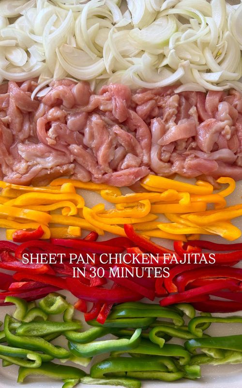 Sheet Pan Chicken Fajitas