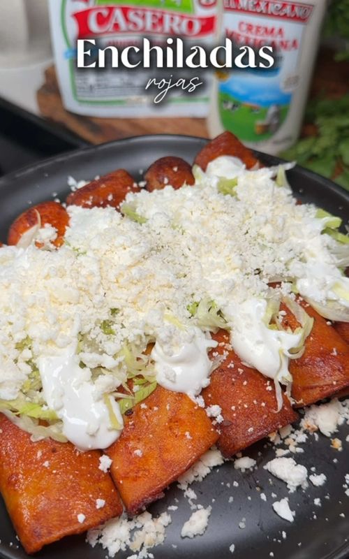 Enchiladas Rojas (Red Enchiladas)