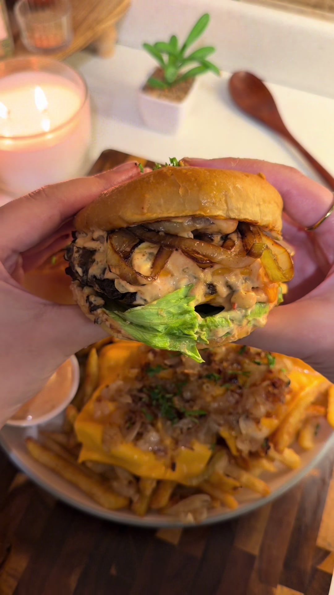 Double Beef Smash Burger & Animal-Style Fries